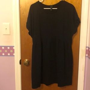 Black babydoll dress
